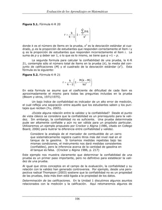 (551) evaluación de la aprendizajes en matematica