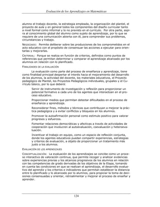 (551) evaluación de la aprendizajes en matematica