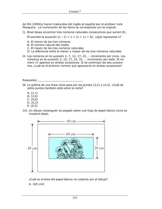 (551) evaluación de la aprendizajes en matematica