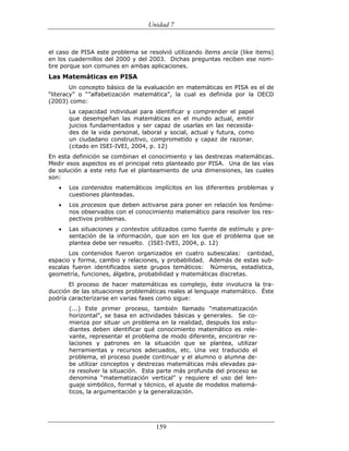 (551) evaluación de la aprendizajes en matematica