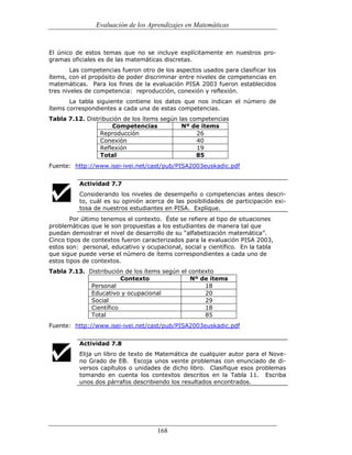 (551) evaluación de la aprendizajes en matematica