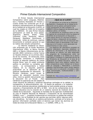 (551) evaluación de la aprendizajes en matematica