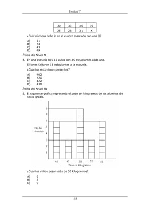 (551) evaluación de la aprendizajes en matematica