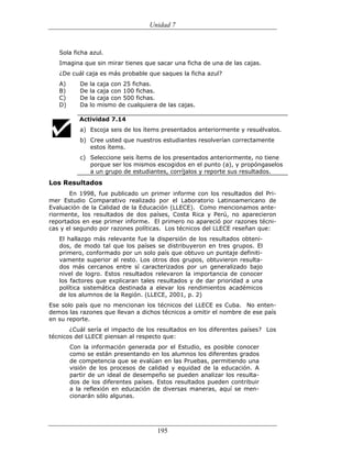 (551) evaluación de la aprendizajes en matematica