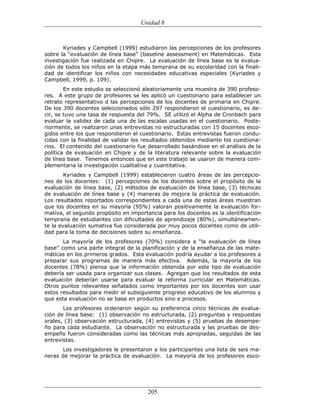 (551) evaluación de la aprendizajes en matematica