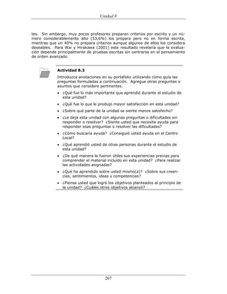 (551) evaluación de la aprendizajes en matematica