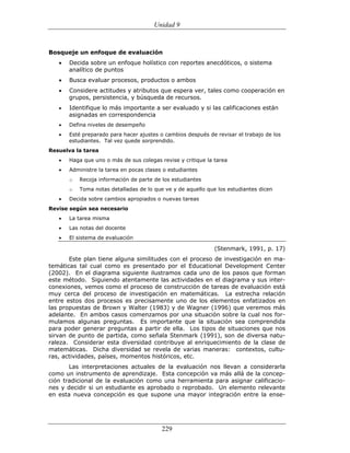 (551) evaluación de la aprendizajes en matematica