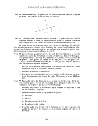 (551) evaluación de la aprendizajes en matematica