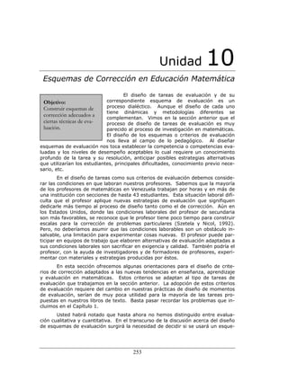 (551) evaluación de la aprendizajes en matematica