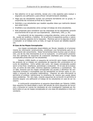 (551) evaluación de la aprendizajes en matematica