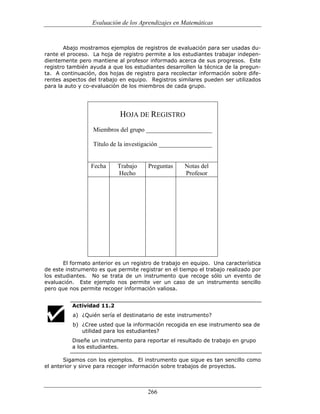 (551) evaluación de la aprendizajes en matematica
