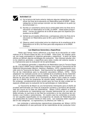 (551) evaluación de la aprendizajes en matematica
