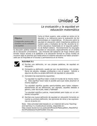 (551) evaluación de la aprendizajes en matematica