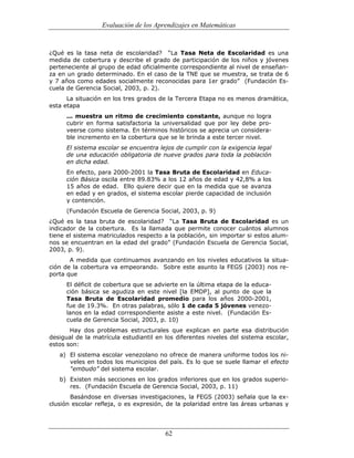 (551) evaluación de la aprendizajes en matematica