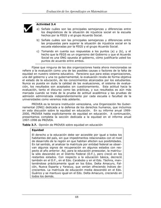 (551) evaluación de la aprendizajes en matematica