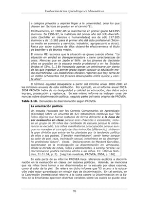 (551) evaluación de la aprendizajes en matematica