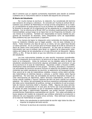 (551) evaluación de la aprendizajes en matematica