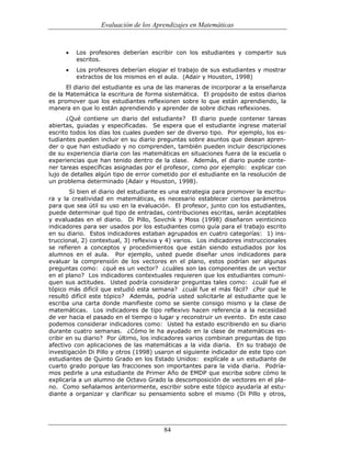 (551) evaluación de la aprendizajes en matematica