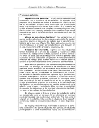(551) evaluación de la aprendizajes en matematica