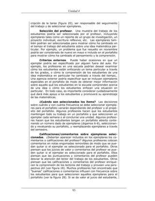 (551) evaluación de la aprendizajes en matematica