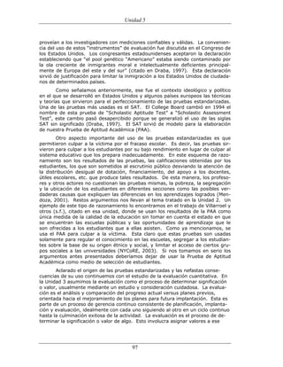 (551) evaluación de la aprendizajes en matematica
