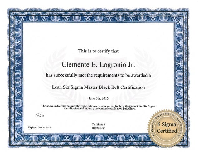 sigma cert