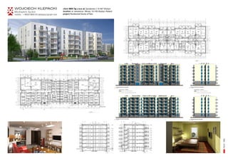 PAGEONE
WOJCIECH KLEPACKI
mobile: +48501868145 wklepa@gmail.com
MSc(Eng)Arch, Dip.Arch
client: MDC Sp. z o.o. ul. Sprzętowa 2 10-467 Olsztyn
location: ul. Janowicza - Mroza, 10-100 Olsztyn, Poland
project: Residential blocks of flats