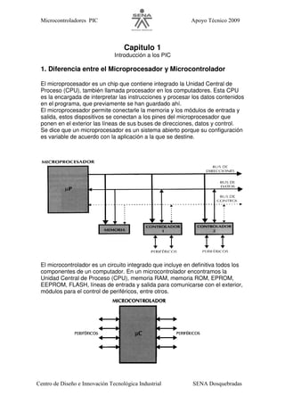 Introduccion a los microcontroladores pic y programacion de una matriz de led's