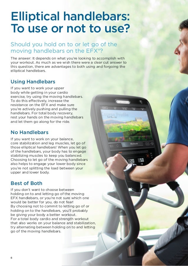 Elliptical Fitness Crosstrainer® (EFX®) TRAINING GUIDE