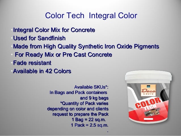 Qc Integral Color Chart