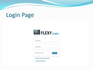 Login Page
 