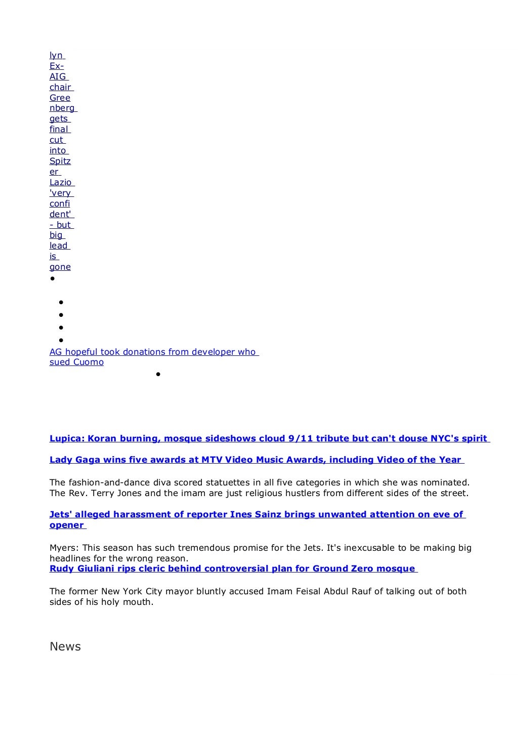 Your New York Daily News Email Newsletter