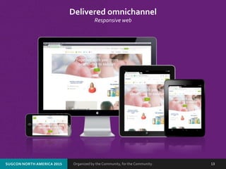 Organized by the Community, for the Community.SUGCON NORTH AMERICA 2015 13
Delivered omnichannel
Responsive web
 