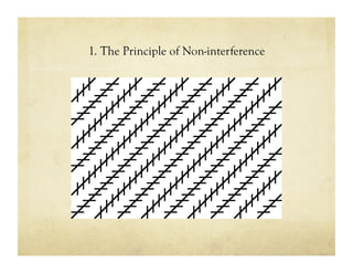 1. The Principle of Non-interference
 
