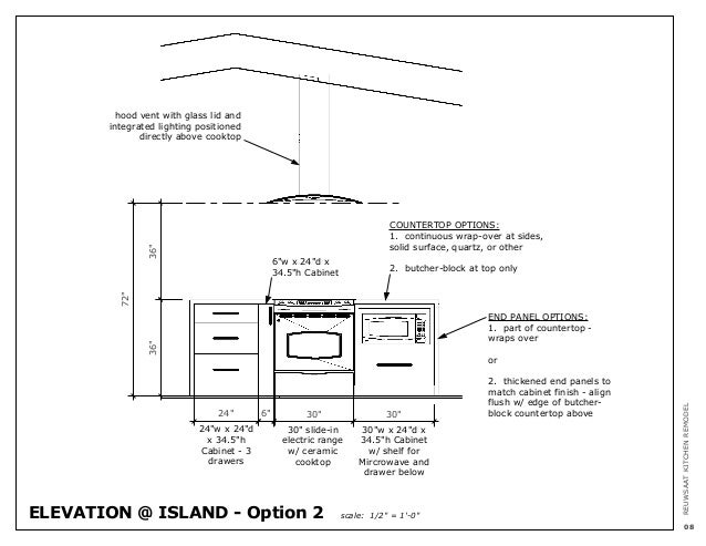 Kitchen Island Elevation reuwsaat kitchen remodel - option 1 Kitchen Island Elevation reuwsaat kitchen remodel - option 1