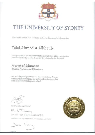 MHPEd certificate