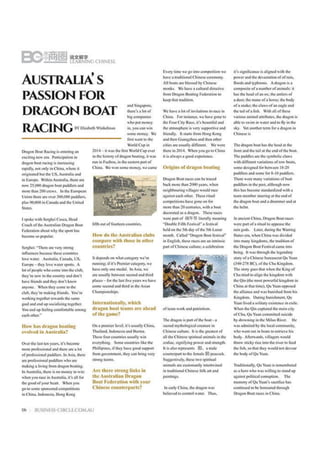 Australia's Passion For Dragon Boat Racing 