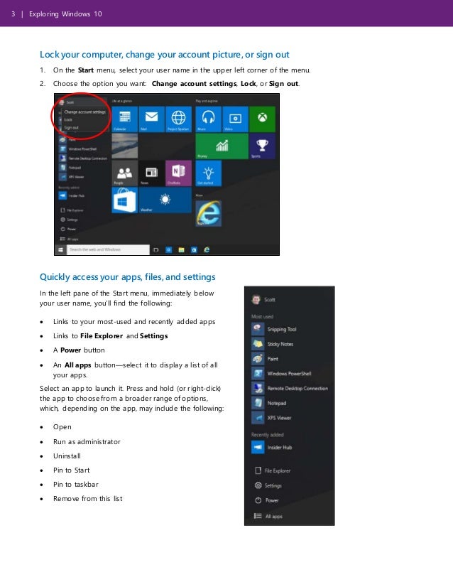 Exploring Microsoft Windows 10