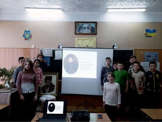 Вінок шани Кобзареві сплели учні 6 класу під час інформаційно