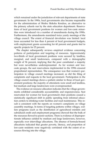 Decentralization And Local Governance In Developing Countries A ...