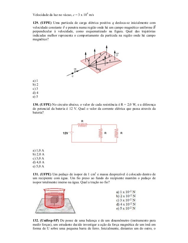 Questoes De Fisica