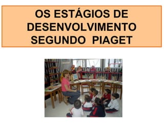 OS ESTÁGIOS DE
DESENVOLVIMENTO
SEGUNDO PIAGET
 