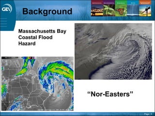 Page | 6
Massachusetts Bay
Coastal Flood
Hazard
Background
“Nor-Easters”
 