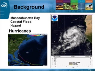 Page | 7
Hurricanes
Background
Massachusetts Bay
Coastal Flood
Hazard
 
