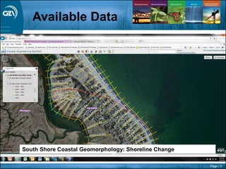 Page | 9
Available Data
South Shore Coastal Geomorphology: Shoreline Change
 