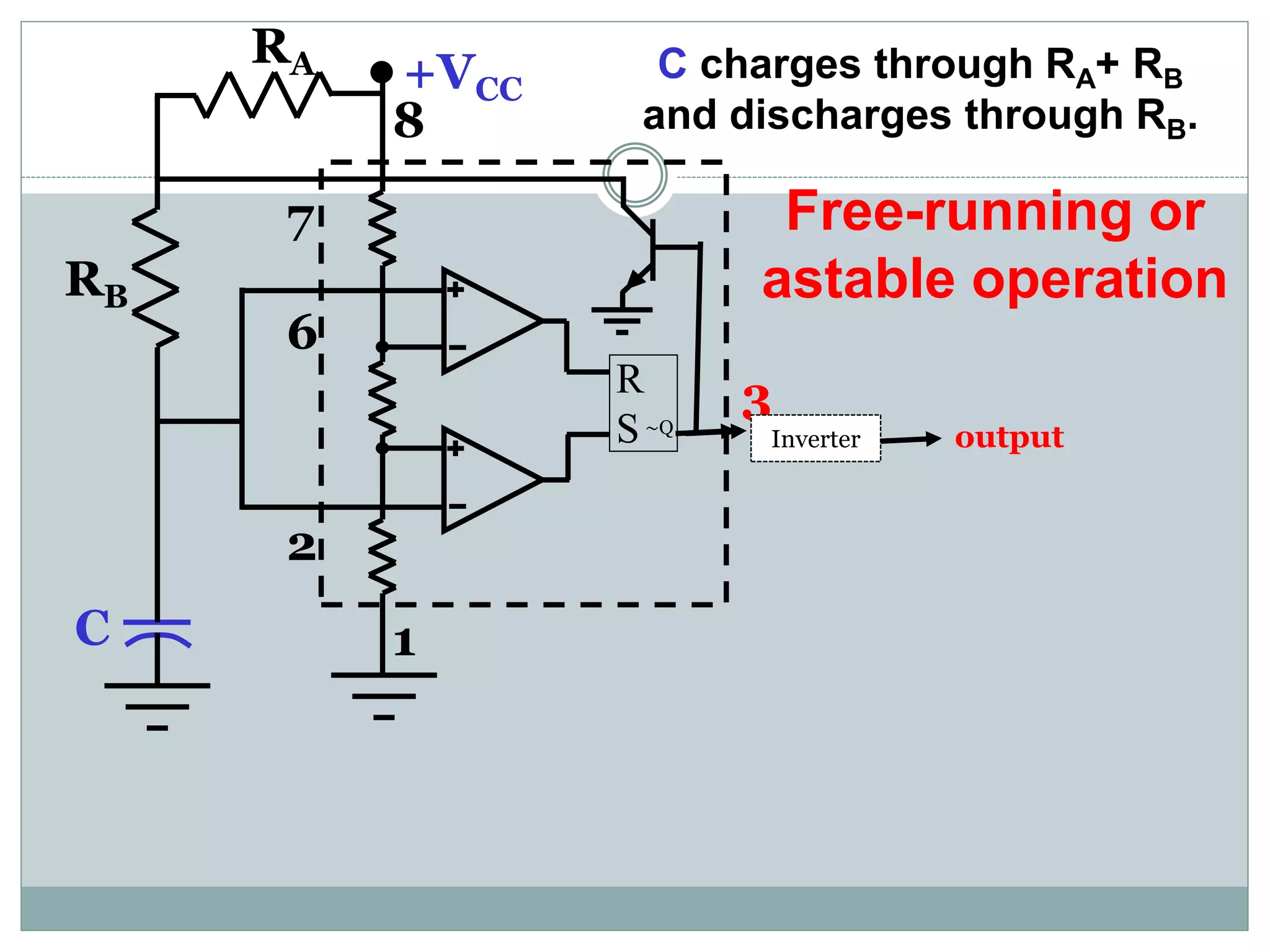 555 Timer integrated circuit and its applications | PPTX