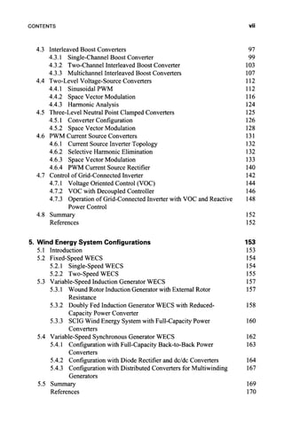 Power conversion and control of wind energy systems First Edition Bin ...