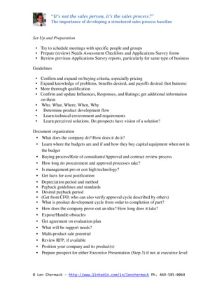 Structured Sales Process Overview | PDF