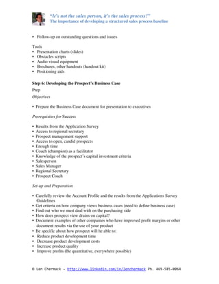 Structured Sales Process Overview | PDF