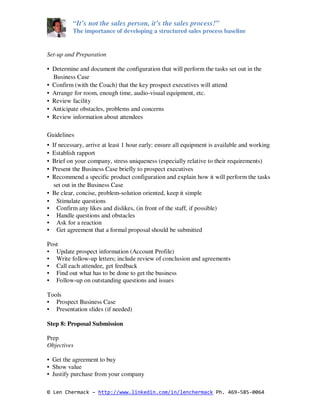 Structured Sales Process Overview | PDF